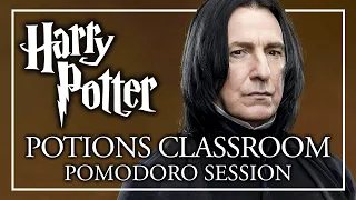 POTIONS CLASSROOM AMBIENCE - Snape Pomodoro Session - Harry Potter ASMR
