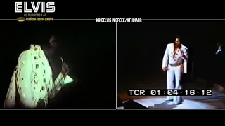 Elvis Presley Proud Mary Live Madison Square Garden New edit 9 and 10 of June 1972 Split screen