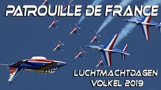 4Kᵁᴴᴰ 4K UHD Luchtmachtdagen 2019 Volkel Patrouille de France Full Display