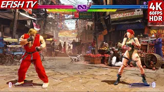 Ken vs Cammy (Hardest AI) - Street Fighter 6 | 4K 60FPS HDR