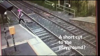 Stay off the tracks - don't take a short cut to death