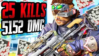 AMAZING VANTAGE 25 KILLS & 5152 DMG GAME (Apex Legends Gameplay)