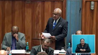 Fijian Minister for Defence responds to the President's opening address