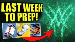 Destiny 2: Season of the Lost Prep Guide (WATCH BEFORE AUG. 24th!) - Huge Tips!