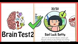 Brain Test 2 Tricky Stories Bad Luck Betty All Levels 1-20 Solution Walkthrough@ Tech vs Games