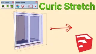 How to Use Curic Stretch Plugin | SketchUp