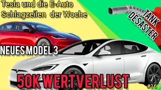 Neues Model 3 | Model S/X Preissturz | Gratis laden | 100te Verbrenner kaputt nach tanken ⛽️