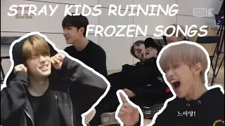 Literally just Stray Kids ruining Frozen songs