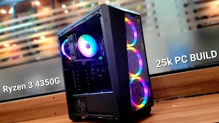 Budget 25K PC Build AMD Ryzen 3 4350G / Trendsonic Raider Case/ Deepcool Gammaxx GT ARGB CPU Cooler