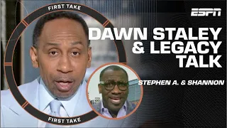 Stephen A. thinks Dawn Staley is a TOP 5 coach in women’s college basketball | First Take