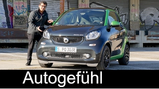 Smart fortwo electric FULL REVIEW test driven all-new neu gen 2018/2017 For Two