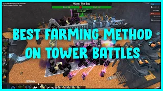 How To Get More Credits In Tower Battles Roblox | Best Farming Strategy in Tower Battles |