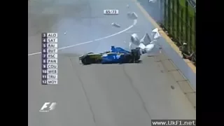 Фернандо Алонсо F1. Все аварии и промахи.