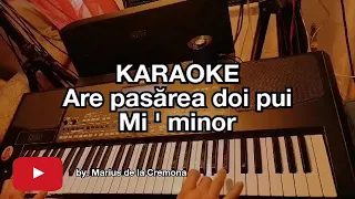 Are pasărea doi pui - KARAOKE (Mi ' min)