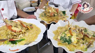 XXL Prawn! Chinese Style Prawn Noodle Master! - Malaysia Street Food