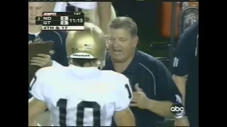 2006 Notre Dame vs Georgia Tech Football Full Game