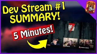 Quick 5 Minute Summary! Dev Stream #1 - Alpha 21