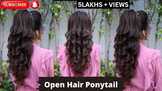 OPEN HAIR PONYTAIL BY PAYAL PATEL HAIRSTYLIST