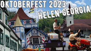 Oktoberfest 2023 Opening Kickoff Helen Georgia / Parade / German Food and Fun
