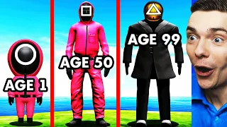 Surviving 99 YEARS As SQUID GAME GUARD (GTA 5)