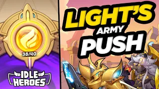 Idle Heroes - Light's Army VS Light Seal Land