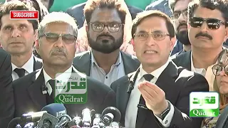 PTI Lawyers Ali Zafar & Gohar Khan Important Media Talk outside ECP