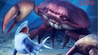 DEFEATING GIANT CRAB - Hungry Shark Evolution