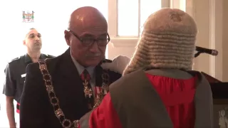 Fijian President H.E. Jioji Konousi Konrote's installation as Chancellor of the Order of Fiji.