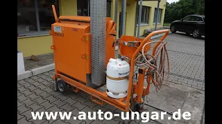 Schäfer technic LS 100 Aufschmelzkocher Fugenvergusskocher Bitumen Teerkocher www.auto-ungar.de