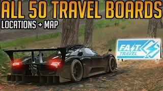 Forza Horizon 4: All 50 Travel Boards Locations Guide