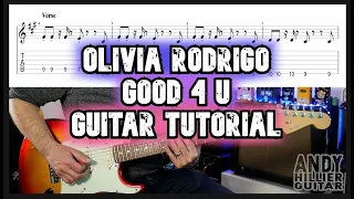 Olivia Rodrigo - good 4 u Guitar Tutorial