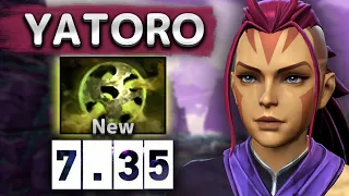 Новый Антимаг от Яторо в патче 7.35! БФ на 11 минуте! - Yatoro Antimage 7.35 DOTA 2