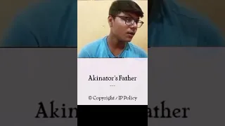 Akinator Ke Papa 😂. #akinator #akinatorchallenge