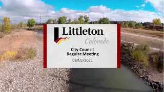 City Council Regular Meeting & Study Session - 08/03/2021