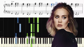 Adele - Hello - Piano Tutorial + SHEETS