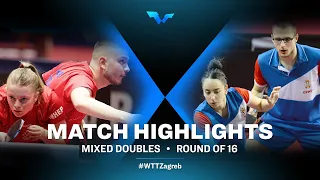 Hana A./Ivor B. vs Izabela L./Dimitrije L. | XD | WTT Contender Zagreb 2022 | (R16)
