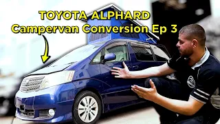 Toyota Alphard Campervan Conversion Ep3 (BLUE)