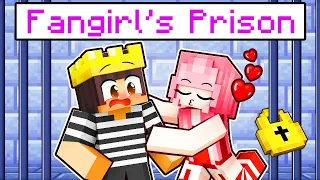 LOCKED In CRAZY FAN GIRL’S Prison In Minecraft!