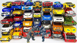 New Giant TRANSFORMERS Car Park Adventure: Rise of the TOBOT CARBOT HELLOCARBOT BUMBLEBEE StopMotion