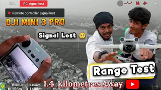 DJI mini 3 pro range Test - The best drone experience in india #vlog 7#dji #djimini3pro #djiglobal