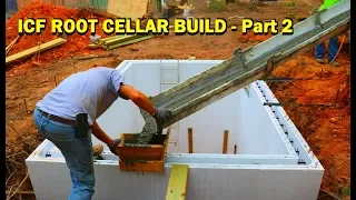 ICF ROOT CELLAR BUILD - PART 2