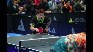 Awesome Table Tennis Point: Eugene Wang vs. Zhang Xiang Jing | 2022 JOOLA North American Teams SF