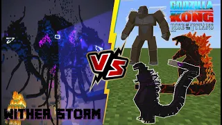 Wither Storm Remake VS Godzilla VS Kong [Rise of TITANS]