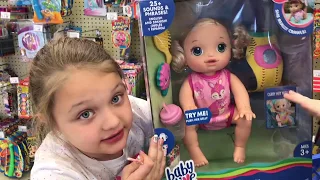 Toy Shopping at Toys R Us for Baby Alive Toys-Birthday Special!!