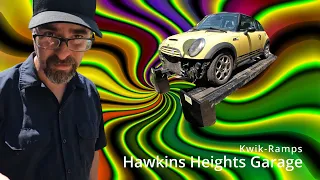 Setting up the Kwik-Lift For Auto Repairs. Wrenching tool review.