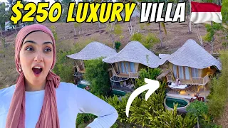 WE STAYED IN A LUXURY BAMBOO VILLA IN INDONESIA! *FULL VILLA TOUR WITH PRIVATE POOL 🇮🇩 IMMY & TANI