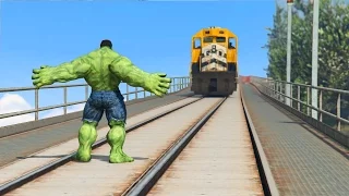 CAN HULK STOP THE TRAIN IN GTA 5?