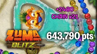 Zuma Blitz - Beach Ball | Gameplay Video