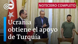 DW Noticias del 18 de agosto: Ucrania obtiene el apoyo de Turquía [Noticiero completo]