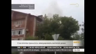 В Лабинске из-за пожара эвакуировали жителей многоэтажки